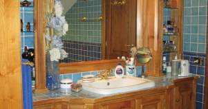 Mobile-bagno-in legno classico-ciliegio design esclusivo